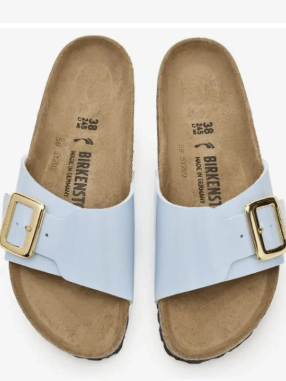 Birkenstock | Catalina Luxe Buckle - Patent (Baby Blue)